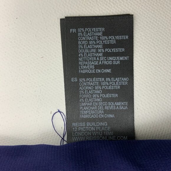 New Reiss Theodora Purple Sheath Pencil Dress Size 4 - Picture 16 of 16